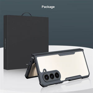 Haute qualité <span class=keywords><strong>4</strong></span> coins Anti chute TPU cadre dur acrylique clair antichoc pliant coque de téléphone pour Samsung <span class=keywords><strong>Z</strong></span> Fold6 pli 5 <span class=keywords><strong>4</strong></span> 3 couverture - Product Image 6