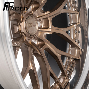 Ruote per auto di lusso <span class=keywords><strong>in</strong></span> alluminio 6061-T6 ruote forgiate profonde Concave personalizzate 5x120 5x114.3 ruote 3 pezzi forgiate 18-24 <span class=keywords><strong>pollici</strong></span> - Product Image 2