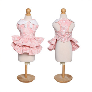 Vestido de Princesa con Flores Tridimensionales Desmontables de Encaje, Diseño Japonés <span class=keywords><strong>Coreano</strong></span> para Perros Teddy y Bichón, Colección Primavera/Verano Echo Pet - Product Image 5