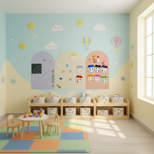 Autocollant mural magnétique premium amovible, <span class=keywords><strong>tableau</strong></span> <span class=keywords><strong>noir</strong></span> adhésif à coller et à décoller pour enfants - Product Image 1