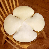 Oreillers et housses de coussins de siège de canapé en peluche personnalisés en gros Oreillers Coussins de canapé Trèfle à quatre feuilles Oreillers de siège
