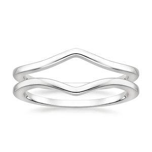 Bague en Moissanite Courbée Sophistiquée Plaqué Argent, Bijou Élégant pour Femme, Cadeau de Célébration Tendance - Product Image 4