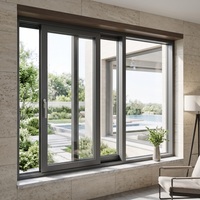 Schuiframen voor keukenventilatie en badkamerprivacy in appartementrenovatieprojecten, glas