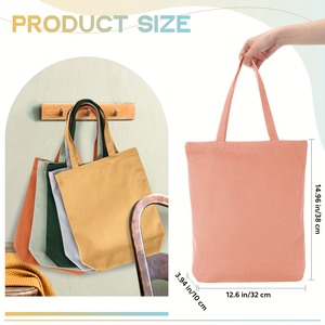 Sac fourre-tout en toile de coton avec logo personnalisé, sac de courses réutilisable, bandoulière, sac cadeau, sac d'épicerie, sac de voyage - Product Image 3
