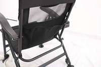 Chaise de jardin pliable moderne et légère YIXUN en tissu Oxford 600D avec structure en acier inoxydable, mobilier d'extérieur pour la pêche