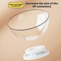 Lit pour chat transparent en PP, moderne, solide, avec design rotatif, imperméable, emballage en carton durable