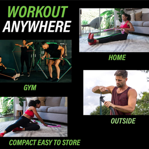 Sistema de Bandas de Resistencia y Barra para Gimnasio en Casa Portátil OEM, Kit de Ejercicio para Levantamiento de Pesas, Tiro y Entrenamiento de Cuerpo Completo - Product Image 4