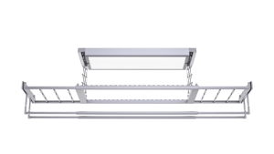 Séchoir à <span class=keywords><strong>linge</strong></span> électrique encastré ultra-fin à levage <span class=keywords><strong>automatique</strong></span> avec éclairage LED pour balcon - Product Image 3
