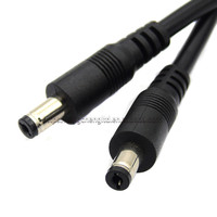 DC 12V 10A 5,5mm * 2,1mm Cable de extensión macho a macho Cable adaptador de alta potencia 18AWG