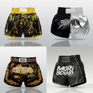 通気性のあるムエタイショーツ ムエタイショーツ カスタム卸売 タイムエタイショーツ タイボクシングショーツ - Product Image 4