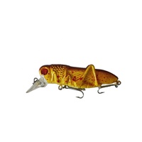 LUTAC LG01C Faux appâts Sauterelle Biomimétique, Minnow Pêche en eau douce 55MM 4.0G Yeux de simulation 3D