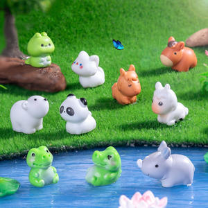 Figuras de animales pequeños en miniatura, Mini Animal de resina para Micro Jardín de hadas, accesorios de paisaje, manualidades decorativas, juguetes de acuario - Product Image 6