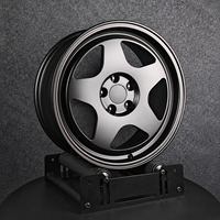 Nuevas Llantas Todoterreno Personalizadas de Alto Rendimiento, Forjadas y Fundidas, de Aleación, Color Negro Mate, con Borde Profundo, 16x8.5 ET0 4x4