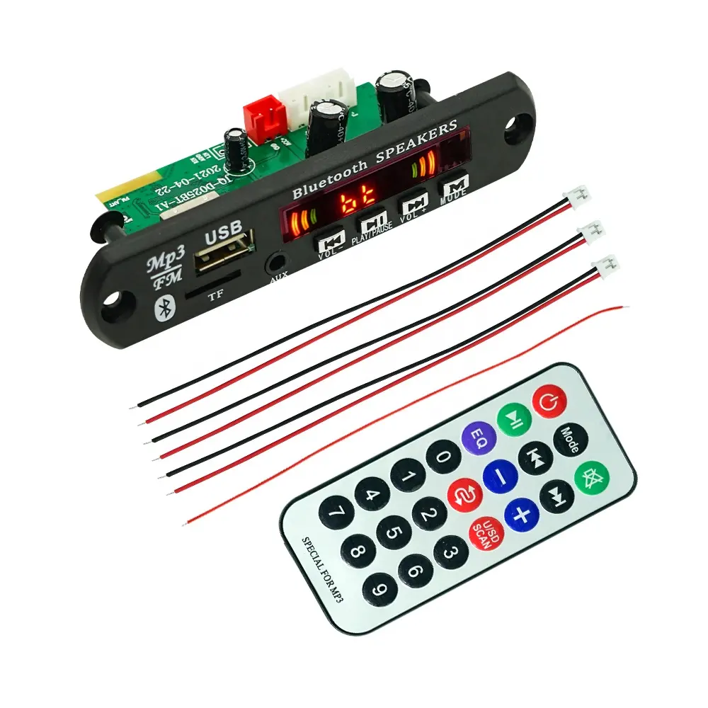 Bluetooth Kit MP3-Player-Modul Bluetooth Audio Decoder Board 2x40W Verstärker DC7V 26V