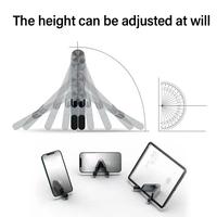 Support de téléphone portable universel en alliage d'aluminium portable, support pliable à clip, support de tablette de bureau