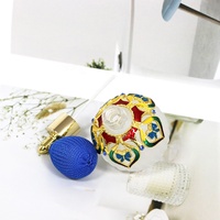 50ml breveté métal papillon parfum atomiseur pompe pulvérisation huile citrouille verre gaz sac Air Ball Attar bouteille rechargeable cadeau #59805