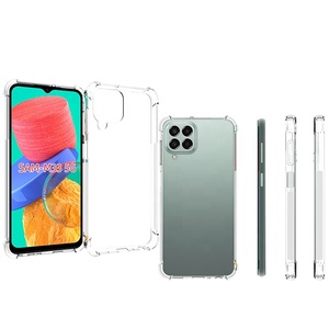 Para <span class=keywords><strong>Samsung</strong></span> <span class=keywords><strong>Galaxy</strong></span> M15 F15 M54 M14 <span class=keywords><strong>M33</strong></span> 5G transparente Tpu <span class=keywords><strong>funda</strong></span> a prueba de golpes transparente - Product Image 3