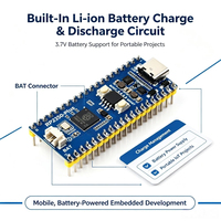 Papan Pengembangan Mikrokontroler Tipe-C 16MB RP2350 Alternatif untuk RasPi RPI Raspberry Pi Pico 2 Dengan Header Pin yang Sudah Dilas