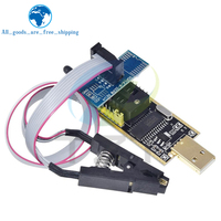 Clip de test TZT CH341A CH341B pour EEPROM Flash SOIC8 SOP8 séries 24 25, compatible EEPROM 93CXX / 25CXX / 24CXXBIOS, module programmeur USB