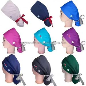 Bonnets médicaux élégants pour les professionnels de la santé, les médecins, les infirmières, l'hôpital, l'utilisation chirurgicale, conception de logo personnalisée - Product Image 5