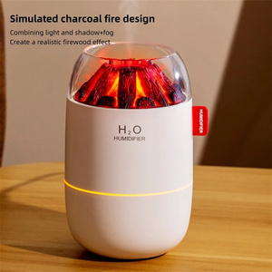 Difusor de aceite esencial de Aroma de Color fuego portátil de 280ml H2O Spray <span class=keywords><strong>deshumidificador</strong></span> sin agua con cargador de coche USB para hoteles - Product Image 4
