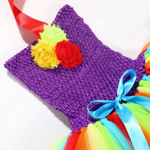 Tutus de Unicornio Arcoíris en Oferta <span class=keywords><strong>para</strong></span> Niñas <span class=keywords><strong>con</strong></span> Flores Coloridas y Cinta, <span class=keywords><strong>Disfraces</strong></span> de Princesa <span class=keywords><strong>para</strong></span> Cumpleaños, Halloween, <span class=keywords><strong>Carnaval</strong></span> y Fiestas - Product Image 5
