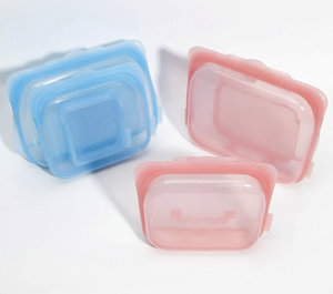 Bolsa de Silicona Reutilizable XIAOHONG, Nuevo Estilo, para Conservación de Alimentos, para Refrigerios y Sándwiches - Product Image 1