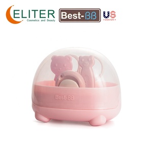 Eliter-Conjunto de manicura 4 en 1 para bebé, Kit de cuidado infantil, manicura para bebé, <span class=keywords><strong>rosa</strong></span> y azul, venta al por mayor - Product Image 3