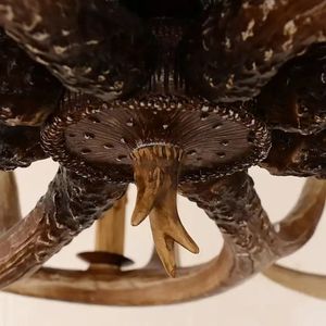 Nordic 6 lumières salon pendentif éclairage <span class=keywords><strong>lustre</strong></span> <span class=keywords><strong>bois</strong></span> <span class=keywords><strong>cerf</strong></span> <span class=keywords><strong>bois</strong></span> <span class=keywords><strong>bois</strong></span> <span class=keywords><strong>lustre</strong></span> pour chambre - Product Image 4