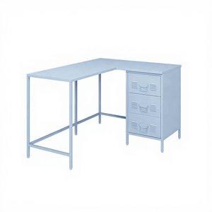 Mesas de Esquina para Gamers, Diseño Simple en Forma de L, <span class=keywords><strong>Escritorio</strong></span> de Oficina, Mesa para PC, Escritorios para Computadora de Juegos <span class=keywords><strong>con</strong></span> Gabinete de Almacenamiento, Fabricación ODM OEM - Product Image 2