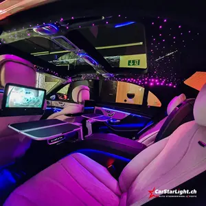 Kit de Fibra Óptica para <span class=keywords><strong>Techo</strong></span> de Auto con 400 Luces de Estrellas RGBW, Iluminación de Fibra Óptica con Efecto de Estrellas Fugaces - Product Image 4