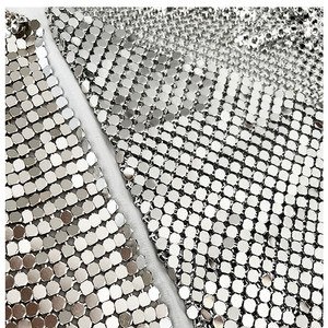 Vải rèm lưới kim loại dẻo sản xuất nhà máy, vải kim loại, vải lưới kim tuyến kim loại - Product Image 2