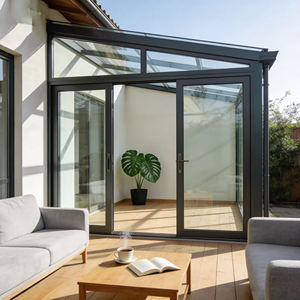 Invernadero Independiente Retráctil de Aluminio y Vidrio Templado para Jardín, Solárium para las 4 Estaciones - Product Image 1