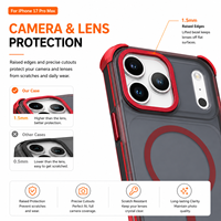 ATB 2026 Nouvelle coque de téléphone pour iPhone 16 Pro Max Coque magnétique antichoc Protection renforcée contre les chutes sur les 4 coins Coque arrière de téléphone