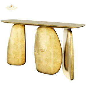 Tavolo Consolle di Lusso in Stile Italiano Moderno con Struttura in Legno Massello Dorato <span class=keywords><strong>per</strong></span> Ingresso <span class=keywords><strong>Soggiorno</strong></span> - Product Image 3
