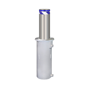 Borne de sécurité hydraulique rétractable automatique avec bande LED, hauteur de levée 600 mm, forme ronde/carrée, système de barrière de sécurité Karsun JS-S818 pour le trafic - Product Image 2