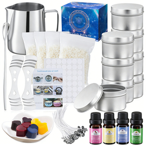 Contenedor de lujo para velas con caja, recipiente mate con tapa blanca para muestra, para programación de presentación minorista de cera perfumada personalizada - Product Image 1