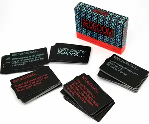 하이 퀄리티 매력적인 단어 섹시한 게임 성인 섹스 포커 카드 놀이 세트