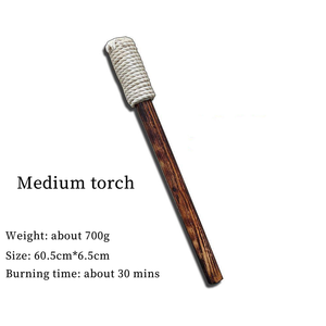 Torche à main de longue durée pour le camping pour la remise des diplômes de Noël Éclairage du <span class=keywords><strong>nouvel</strong></span> <span class=keywords><strong>an</strong></span> Bougies en bois de cire de paraffine à main - Product Image 2