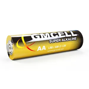 GMCELL最高品質の380min lr6 aa2 No.5 aa um3アルカリ電池
