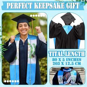 Estola de Graduación Personalizable con Cordones de Honor, en Poliéster Ecológico, Unisex, Artículos Esenciales para la Graduación - Product Image 5