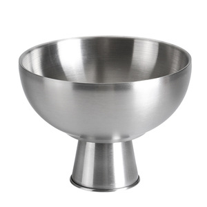 Stainless Steel Shaved Ice Bowl 304 Commercial Dessert Bowl Thickened Durable Party Use - Product Image 1