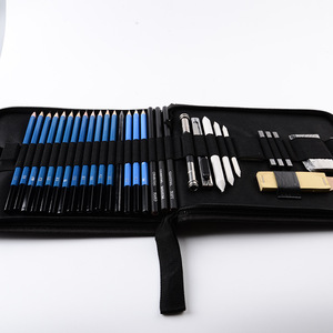 Fournitures d'art Ensemble de 33 crayons de <span class=keywords><strong>dessin</strong></span> de haute qualité Kit d'artiste Outils de <span class=keywords><strong>dessin</strong></span> avec sac Crayons de formation pour étudiants - Product Image 3