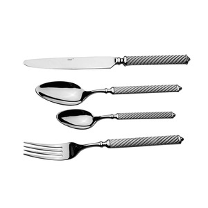 Ensemble de <span class=keywords><strong>couverts</strong></span> en acier inoxydable <span class=keywords><strong>18</strong></span>/<span class=keywords><strong>10</strong></span> au design créatif, couteau, fourchette, cuillère, argenterie, manche forgé, <span class=keywords><strong>couverts</strong></span> de luxe pour mariage - Product Image 5