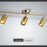 Spot LED COB encastré en aluminium doré, rotatif à 360 degrés, design cylindrique moderne, pour la décoration de la maison et des hôtels