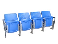 Fabricants de sièges de stade SPORT les plus populaires Chaise en rangée publique personnalisée Chaise d'extérieur moulée par soufflage sous vide Chaise en rangée en plastique