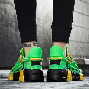 Sneakers Casual da Uomo 2020 in PU e Mesh Traspirante, Scarpe Sportive da Corsa per Esterni, Calzature alla Moda per Estate, Inverno e Primavera - Product Image 4