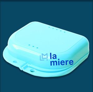 Estuche para Retenedores y Dentaduras Postizas de Polipropileno LA MIERE, Caja Delgada para Alineadores Dentales y Ortodoncia, Hecho en China, Aqual - Product Image 2