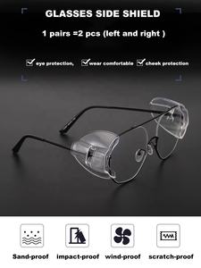 Scqp s008 ברור תעשייתי גמיש משקפי מגן צד להגנה על פני משקפי שמש - Product Image 3