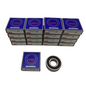 Roulements à billes à gorge profonde en acier chromé longue durée NSK 6200 6202 6203 avec cage en nylon, roulements pour skateboard SKF <span class=keywords><strong>FAG</strong></span> KOYO - Product Image 1